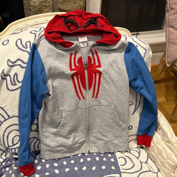 Marvel Spider-Man French Terry Hoodie (8) - Picture 2 of 5